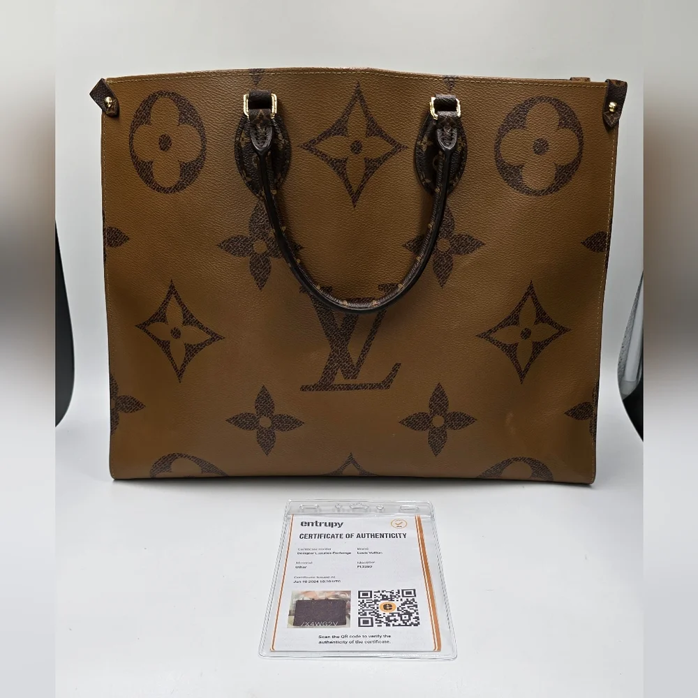 Louis Vuitton Brown Monogram Tote